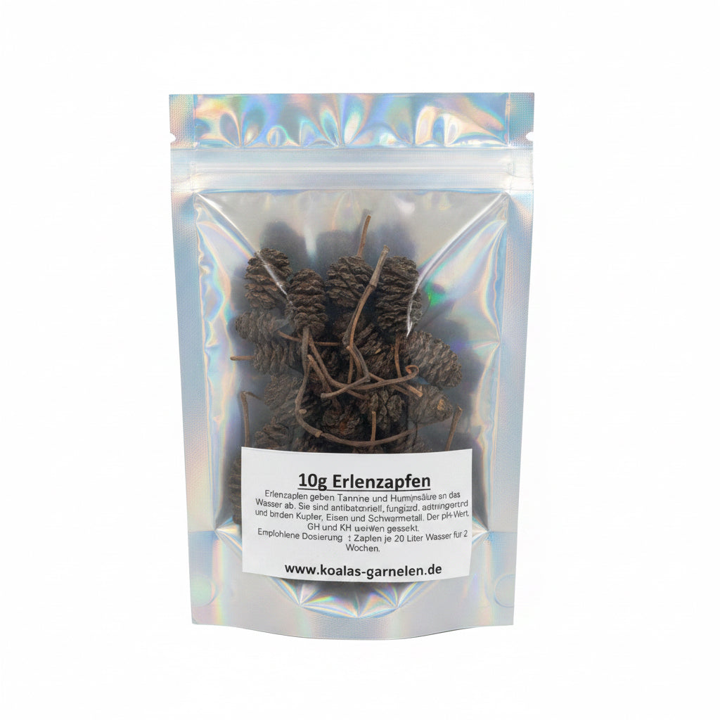 Erlenzapfen (10 g) – Naturprodukt für Aquarium