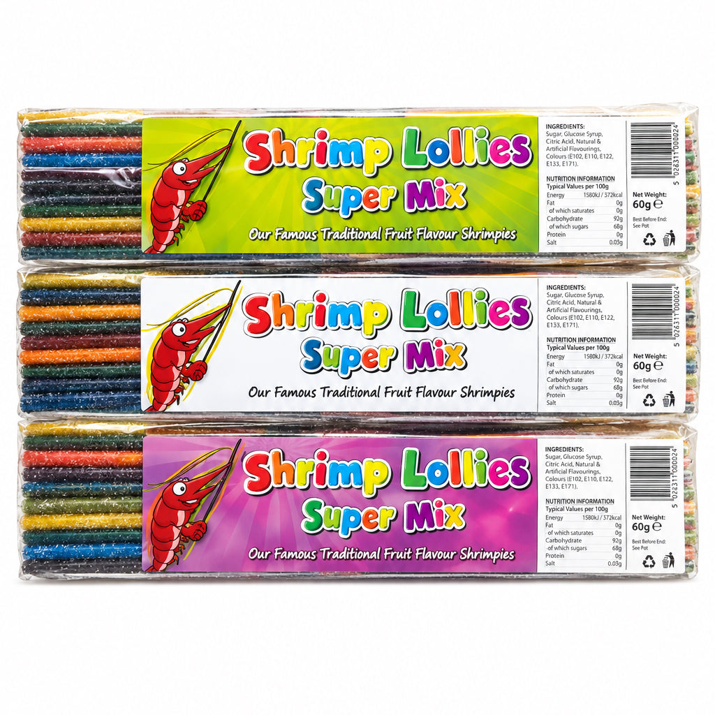 Shrimp-Lollies Super-Mix Set – 33 Stück