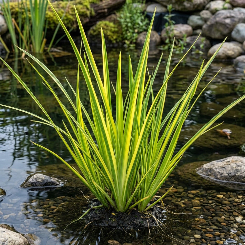 Schilf, gestreiftes