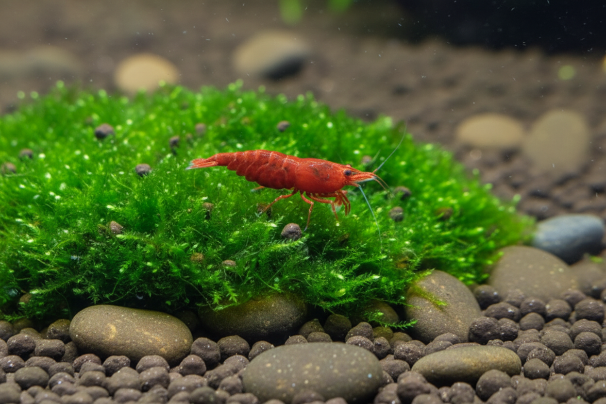 Red Cherry - Garnele Super Rot- Neocaridina