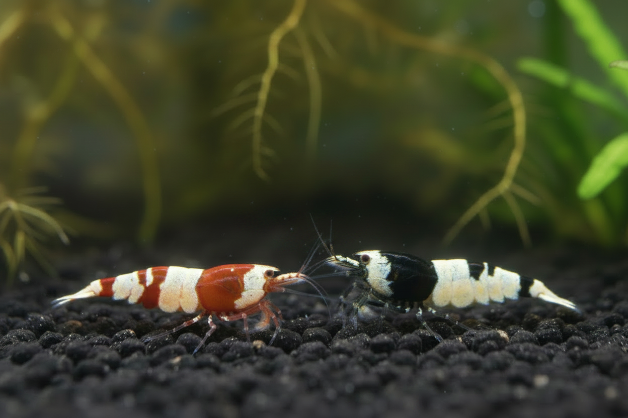 Red Bee / Black Bee Mix 10 St - Caridina