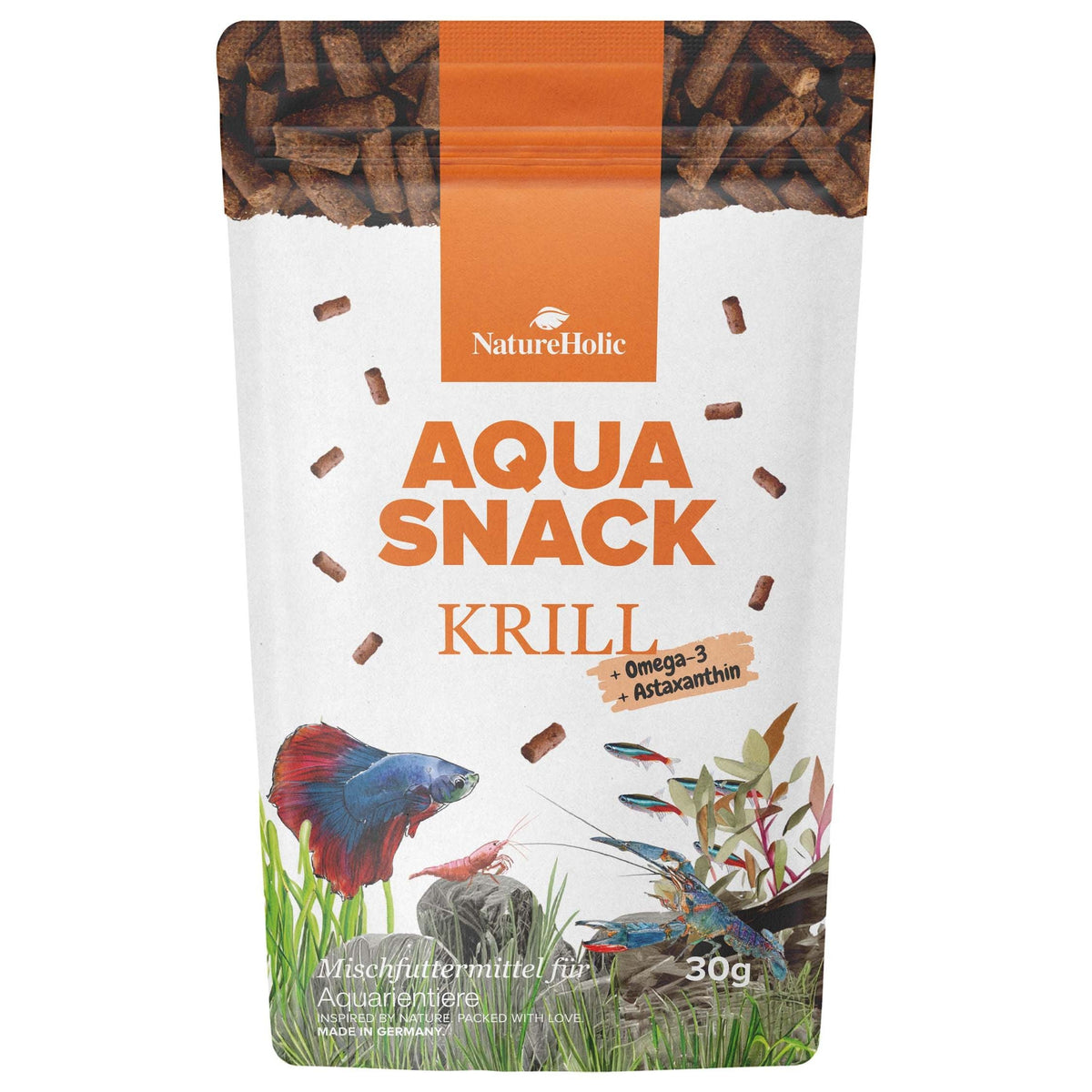 NatureHolic - AquaSnack Krill Sticks - 30g