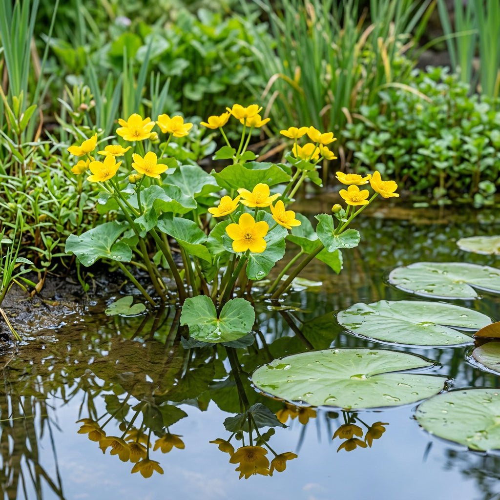 Sumpfdotterblume, hellgelbe, spätblühende