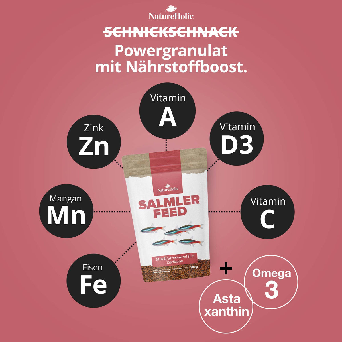 NatureHolic - Salmlerfeed - 30g