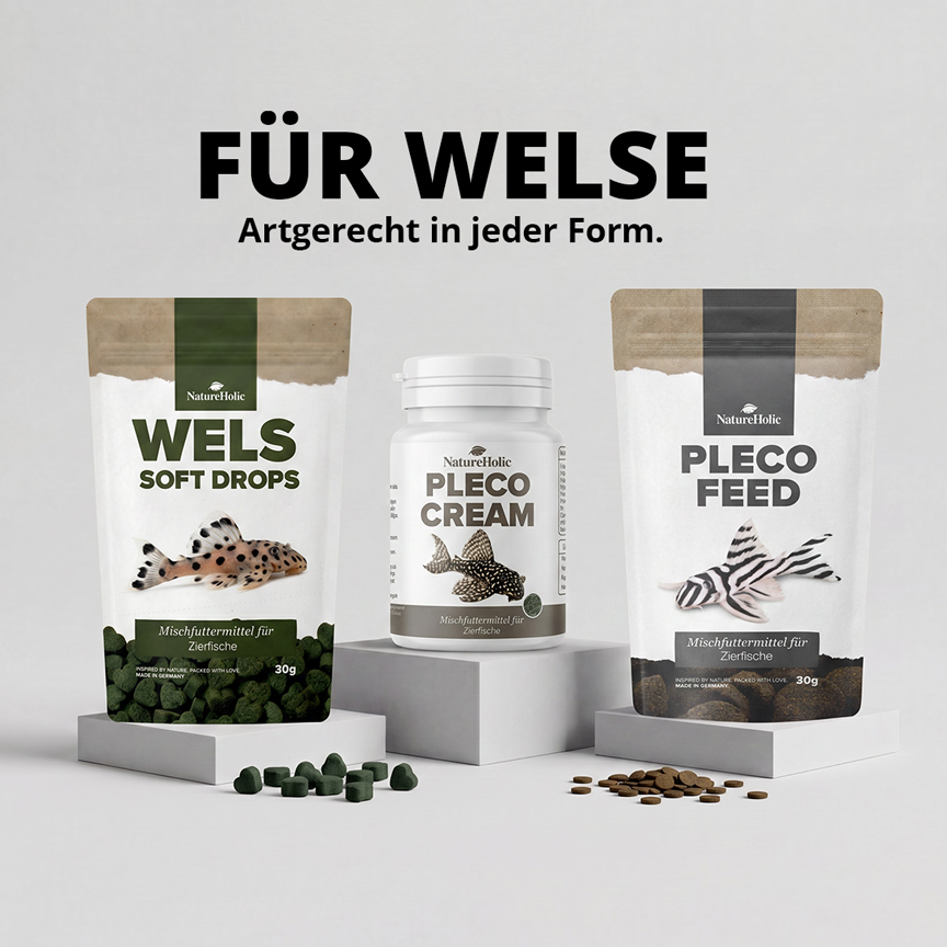 NatureHolic Wels Soft Drops —Softes Futter für Welse 30 g