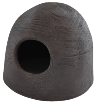 Barschhöhle 7cm schwarz/braun