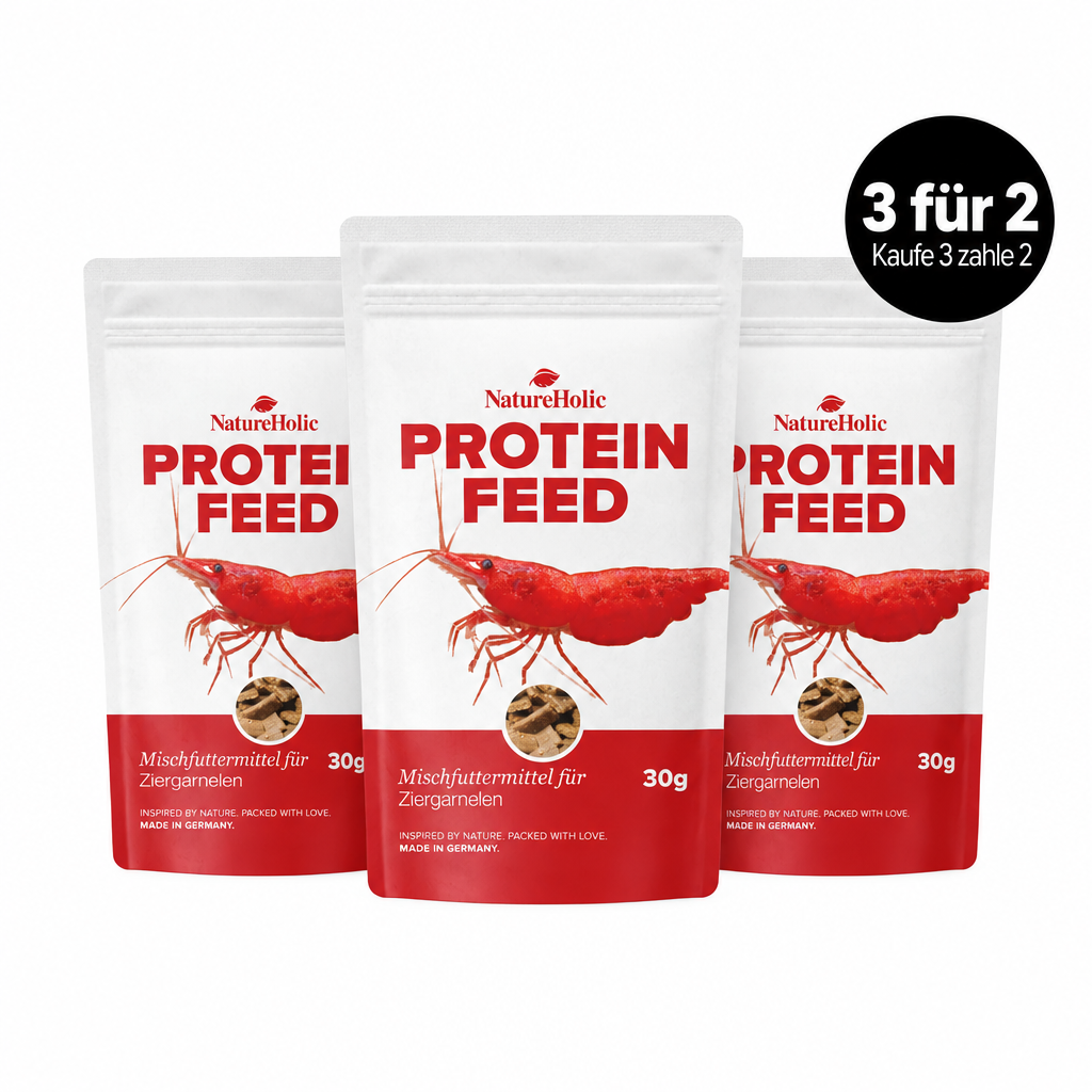 NatureHolic - Proteinfeed Garnelenfutter - 3 für 2