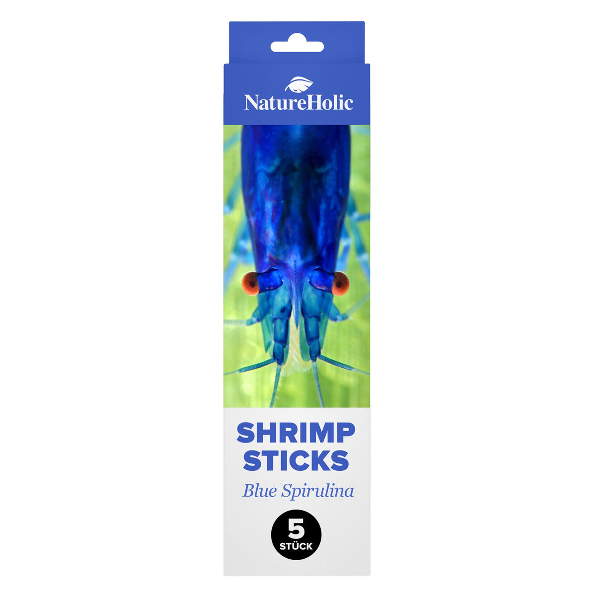 NatureHolic - Garnelen Lollies „Blue Spirulina“ - 5 Lollis fürs Aquarium