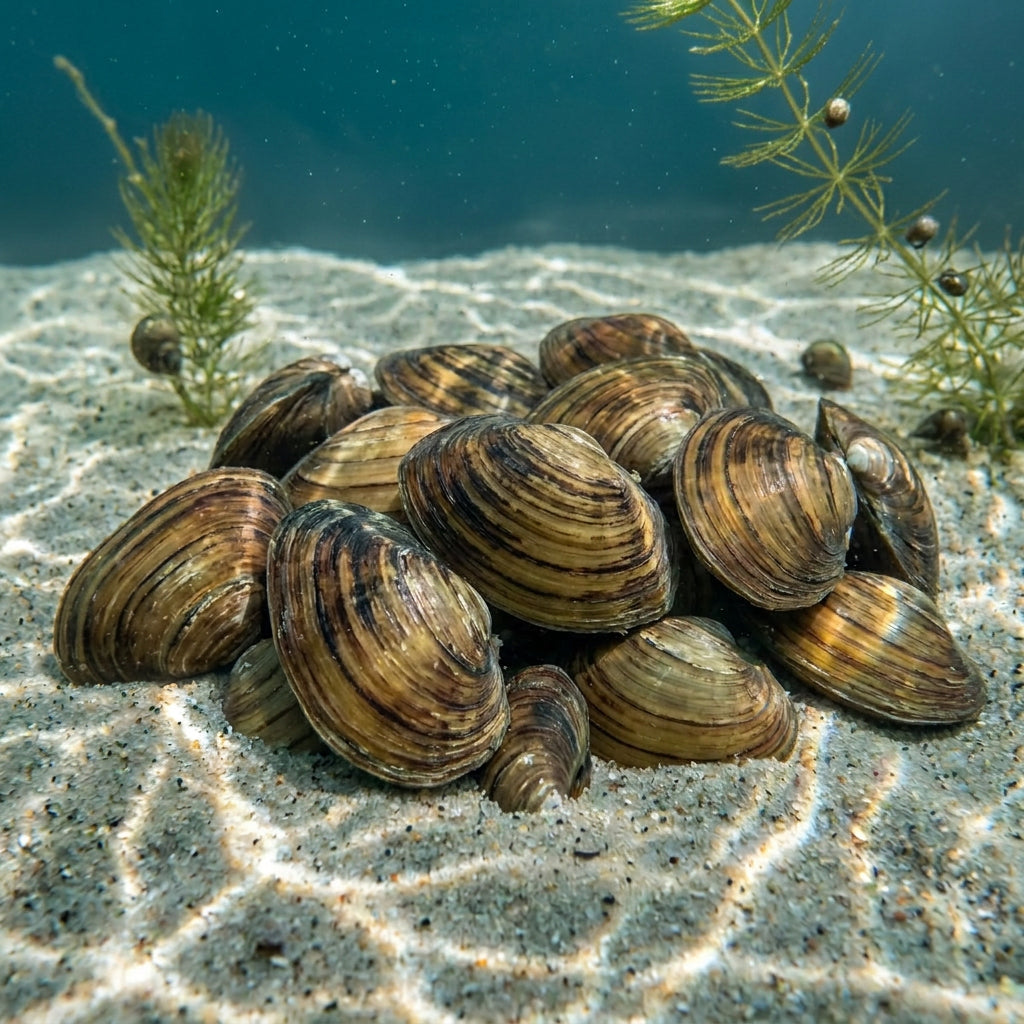 50 Stück Teichmuscheln 7 bis 10 cm (aus Europa)