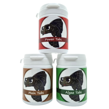 Futter-Tabs Set – Main-Tabs, Algae-Tabs &  Power-Tabs – 3 × 75 ml