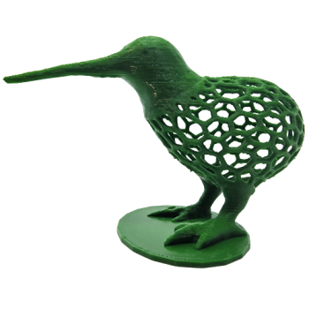 Moos-Kiwi – 3D-gedruckte Aquarium-Dekoration