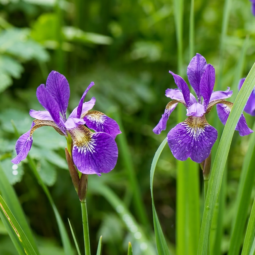 Sumpfiris, violettblaue