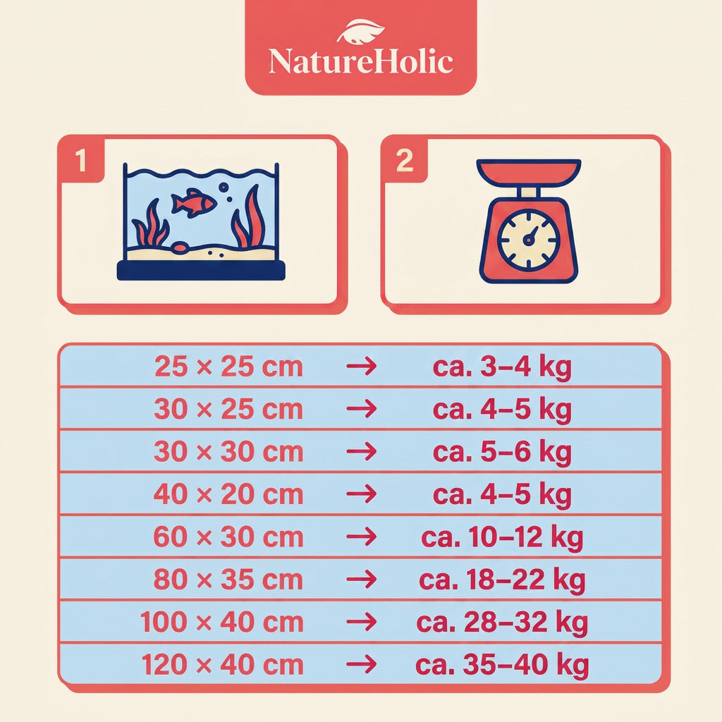 NatureHolic - Garnelen Kies – Schwarzer Naturkies 3 kg