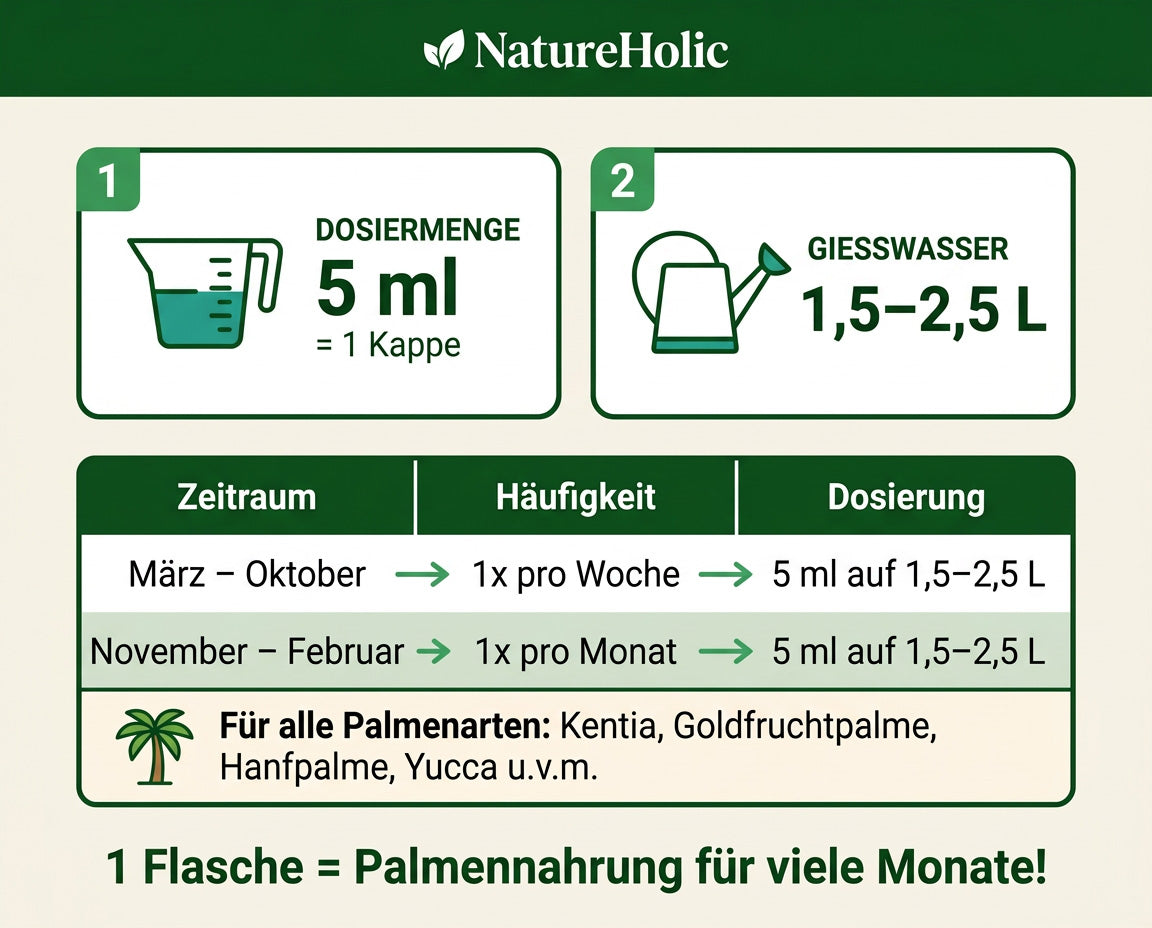 NatureHolic Palmendünger - Flüssig - 1000ml