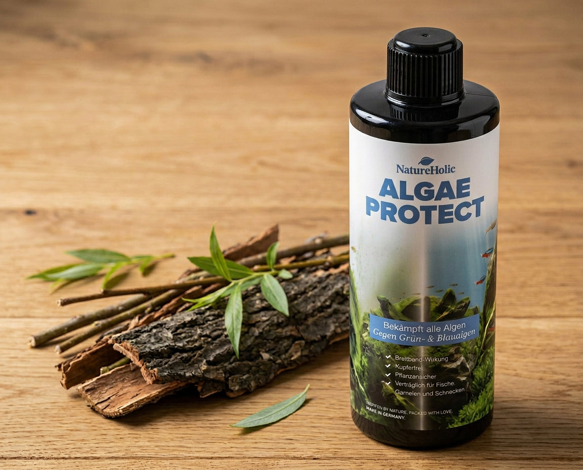 NatureHolic Algae Protect - Algen Entferner gegen die häufigsten Aquarium Algen 500ml