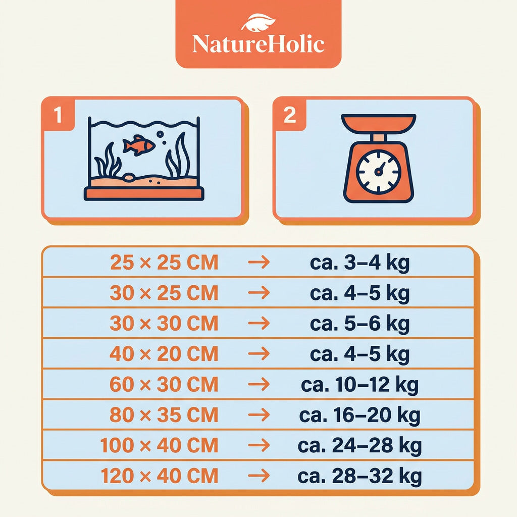 NatureHolic - Corydoras Sand 10 kg - Spezialbodengrund für Panzerwelse