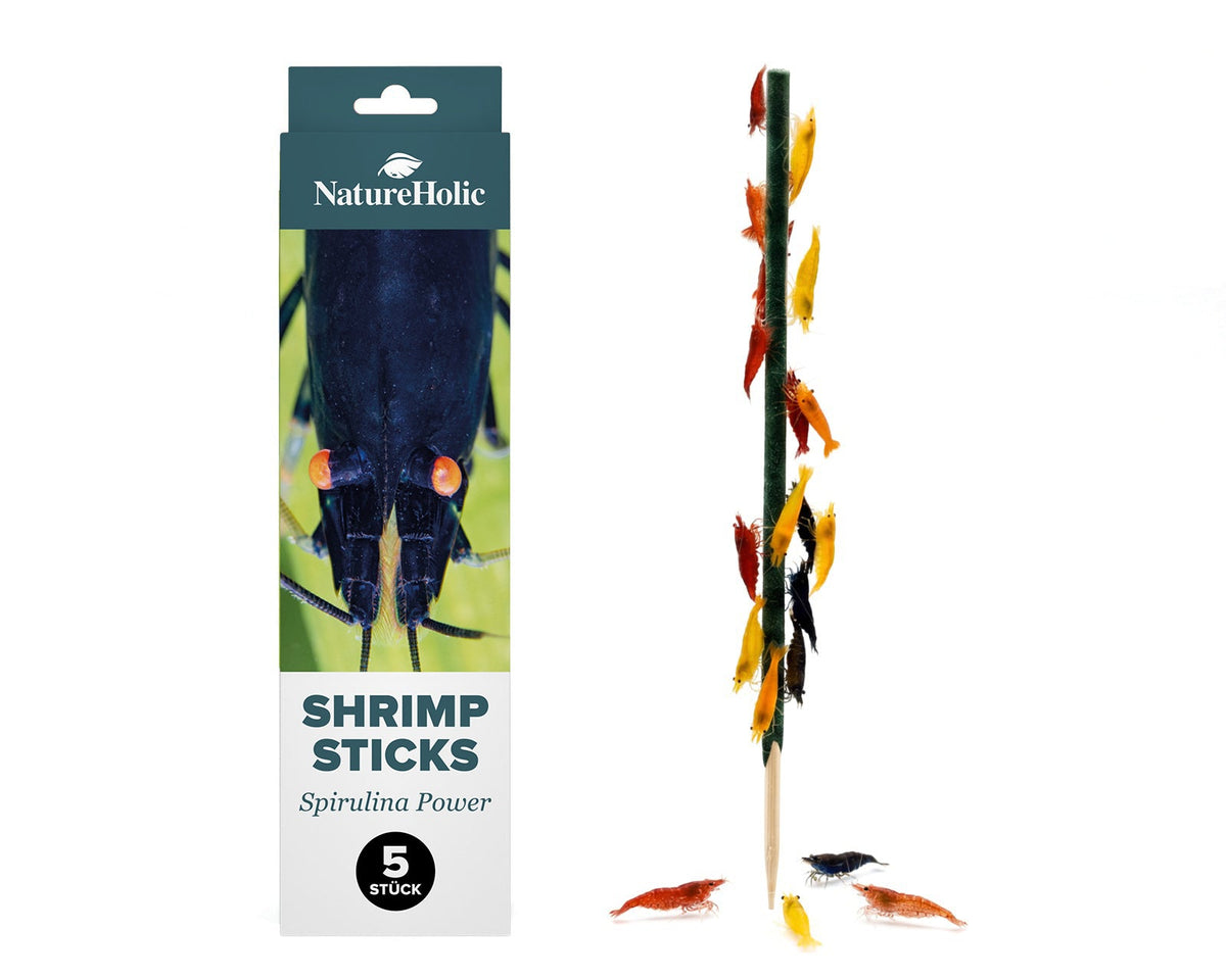 NatureHolic - Garnelen Lollies „Spirulinapower“ - 5 Lollis fürs Aquarium