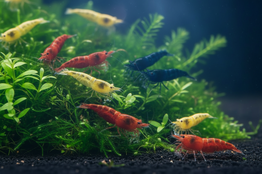Blue / Red / Yellow Shrimp Mix – 30 pieces (10/10/10)