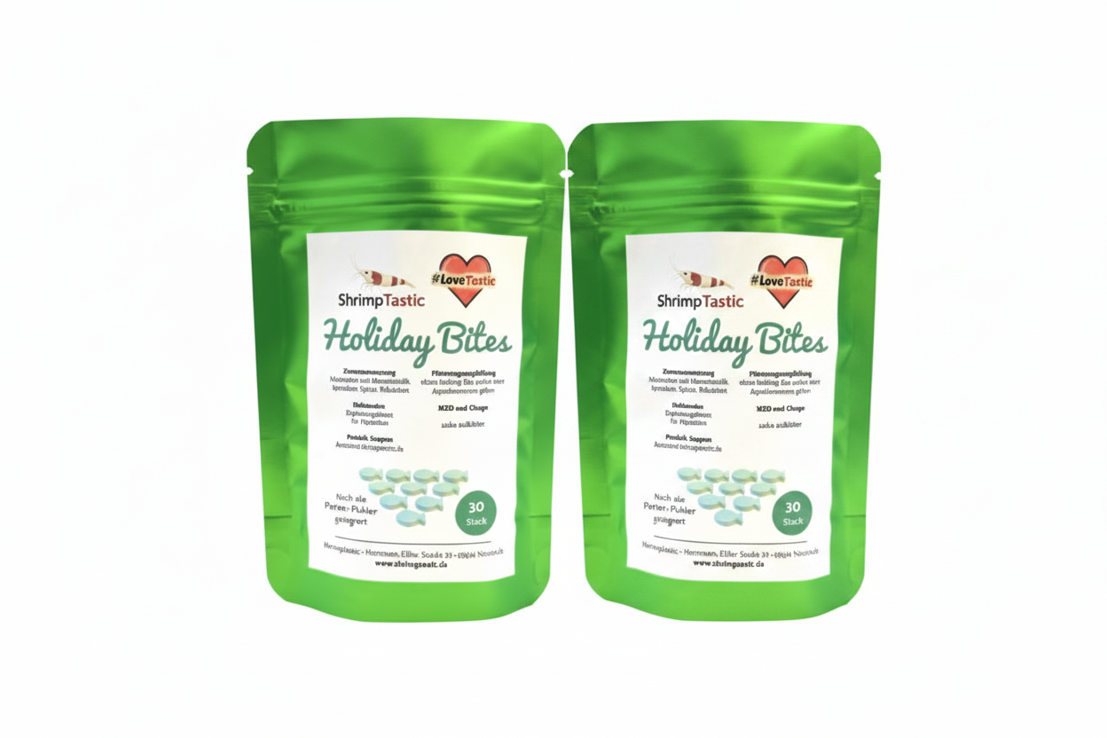 Holiday Bites mit Spirulina, Spinat und Echinacea