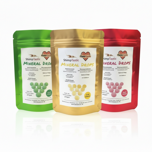 Mineral-Drops Mix – 30 Stück für Garnelen, Schnecken & Krebse