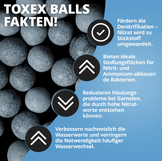 NatureHolic ToxEx Balls - Wasseraufbereiter - 60g