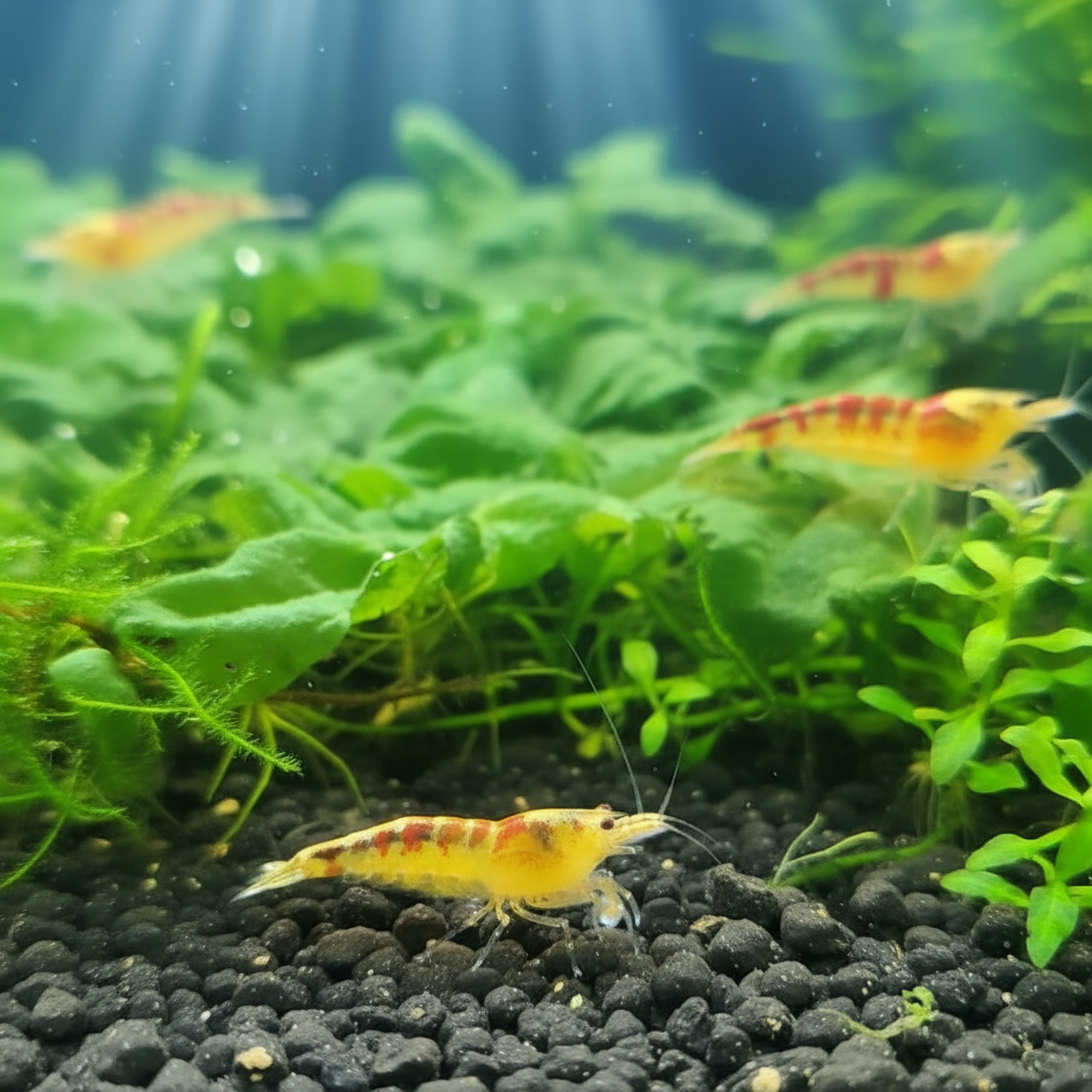 Golden Dragon Bee / Red Calceo Garnele – Caridina sp.