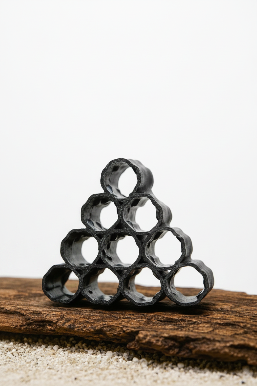 3D Garnelenhöhle – Schwarz