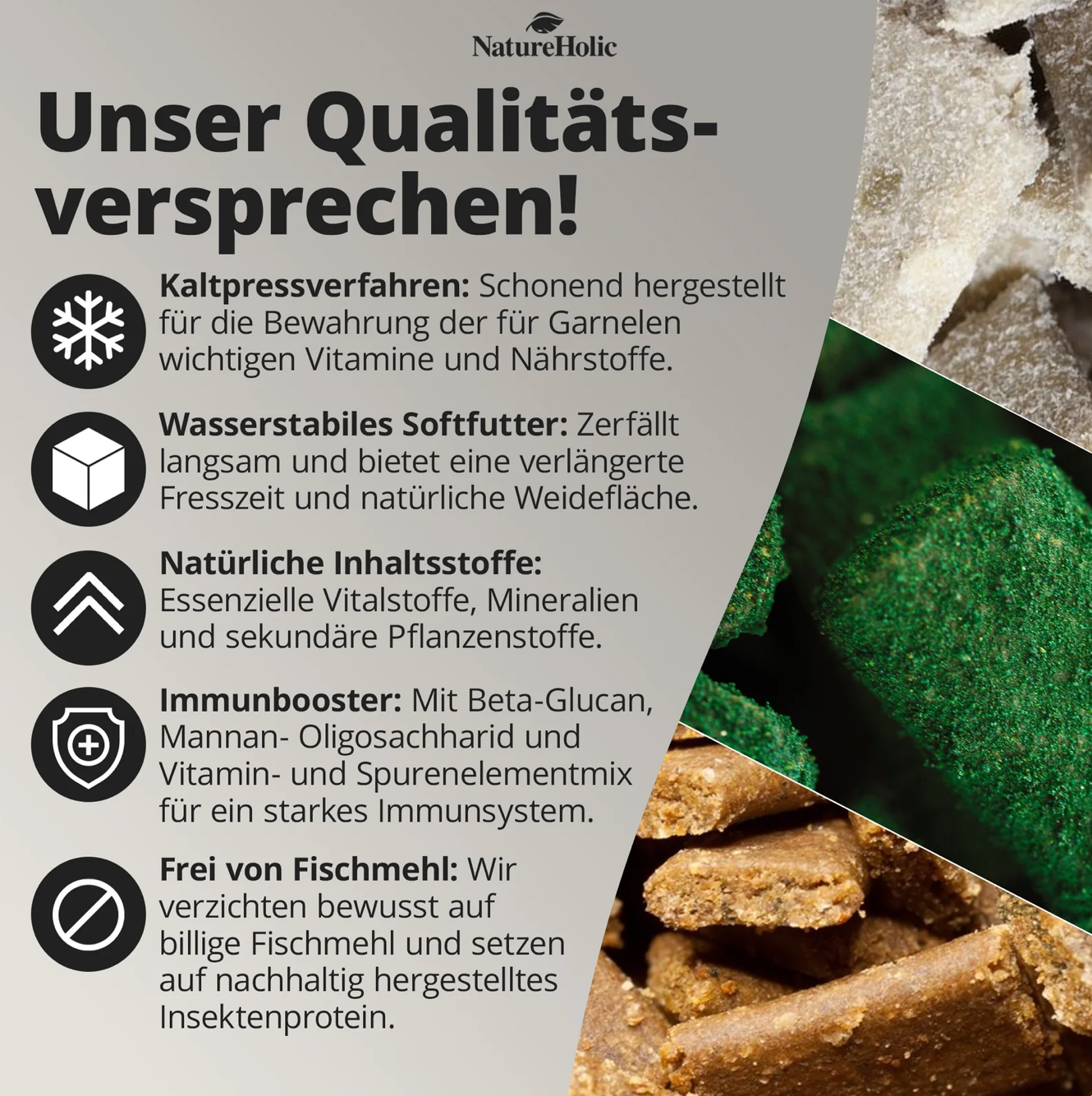 NatureHolic Mainfeed Garnelenfutter - 3 für 2