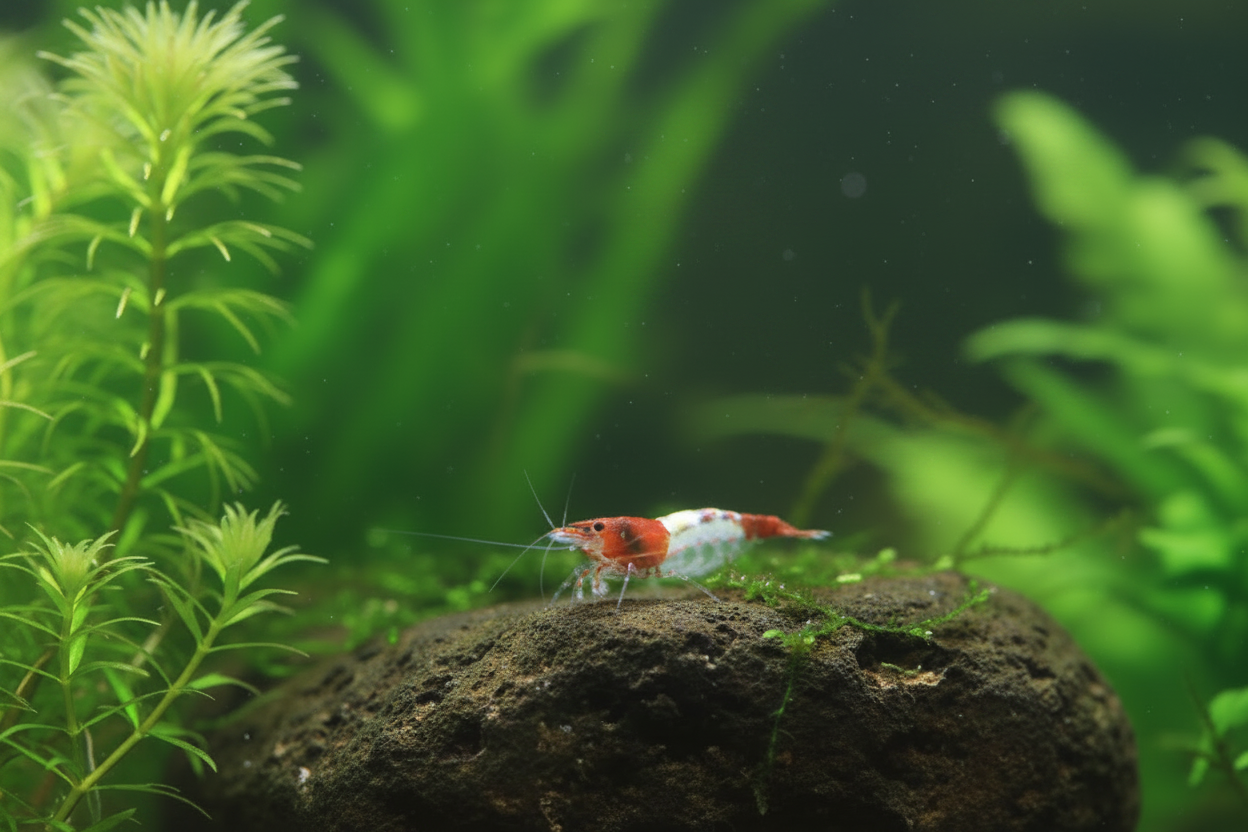 Crevette Red Rili - Neocaridina davidi "Red Rili"