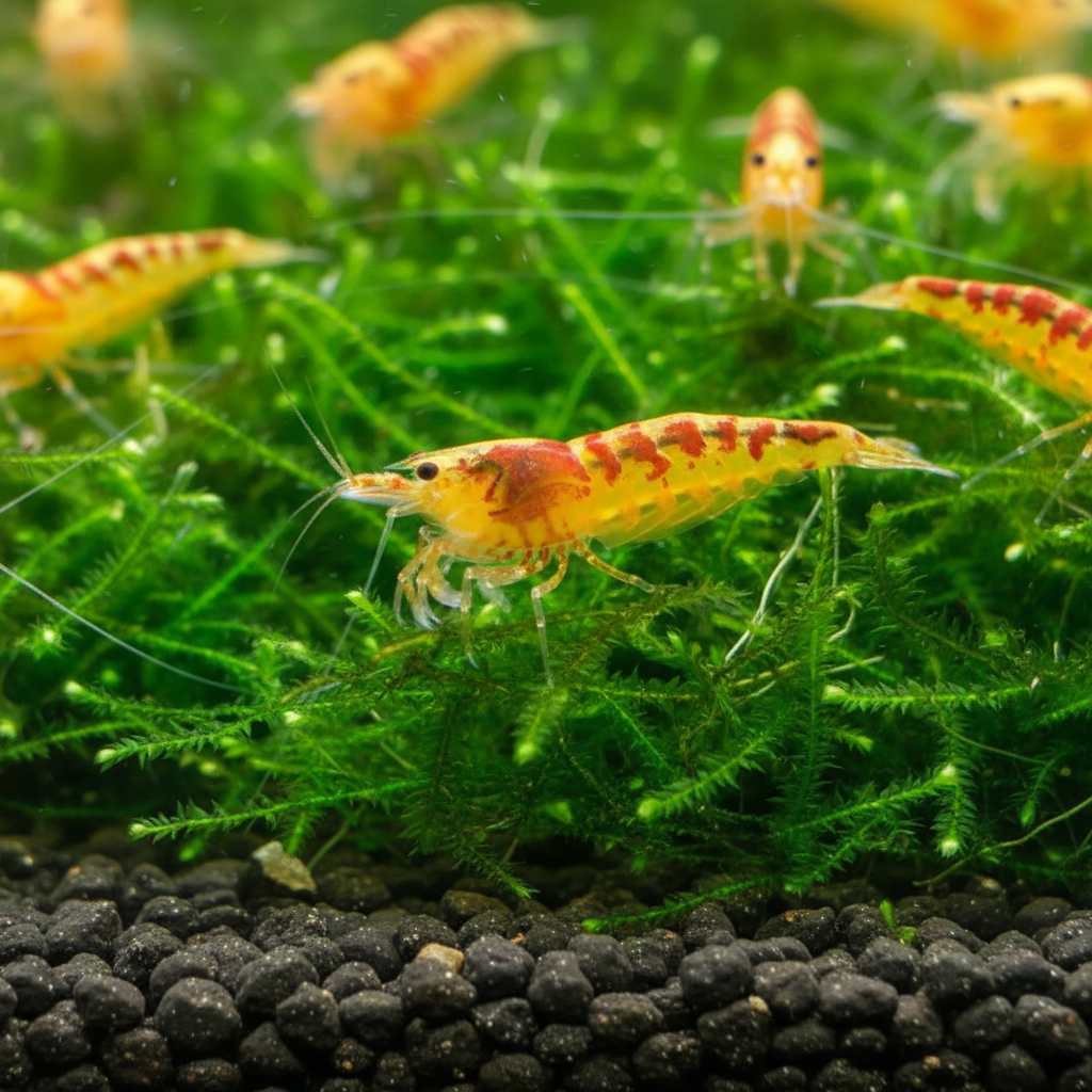 Golden Dragon Bee / Red Calceo Garnele – Caridina sp.