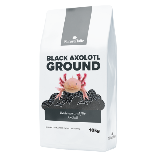 Black Axolotl Ground – 10 kg Spezialbodengrund für Axolotl