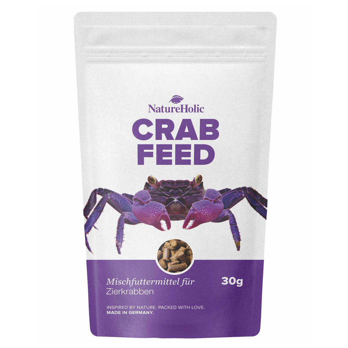 NatureHolic - Krabbenfeed - Krabbenfutter - 30g - Crabfeed