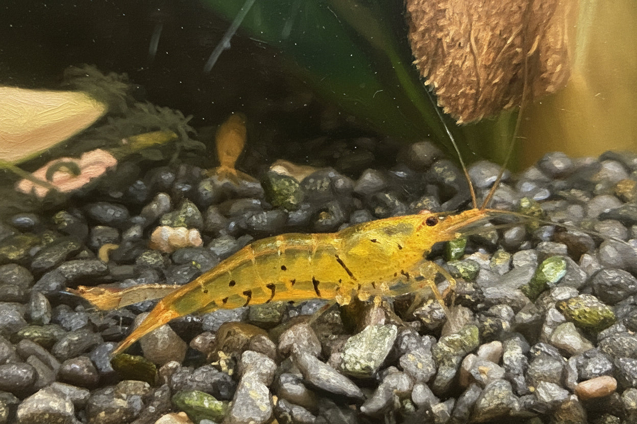 Golden Tiger Garnele – Tangerine Tiger / Orange Tiger – Caridina cantonensis