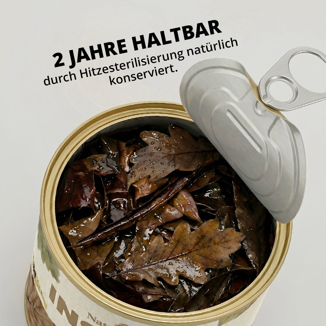 NatureHolic Instant Laub - Sterilisierte und vorgewässerte Laubportionen - 100g