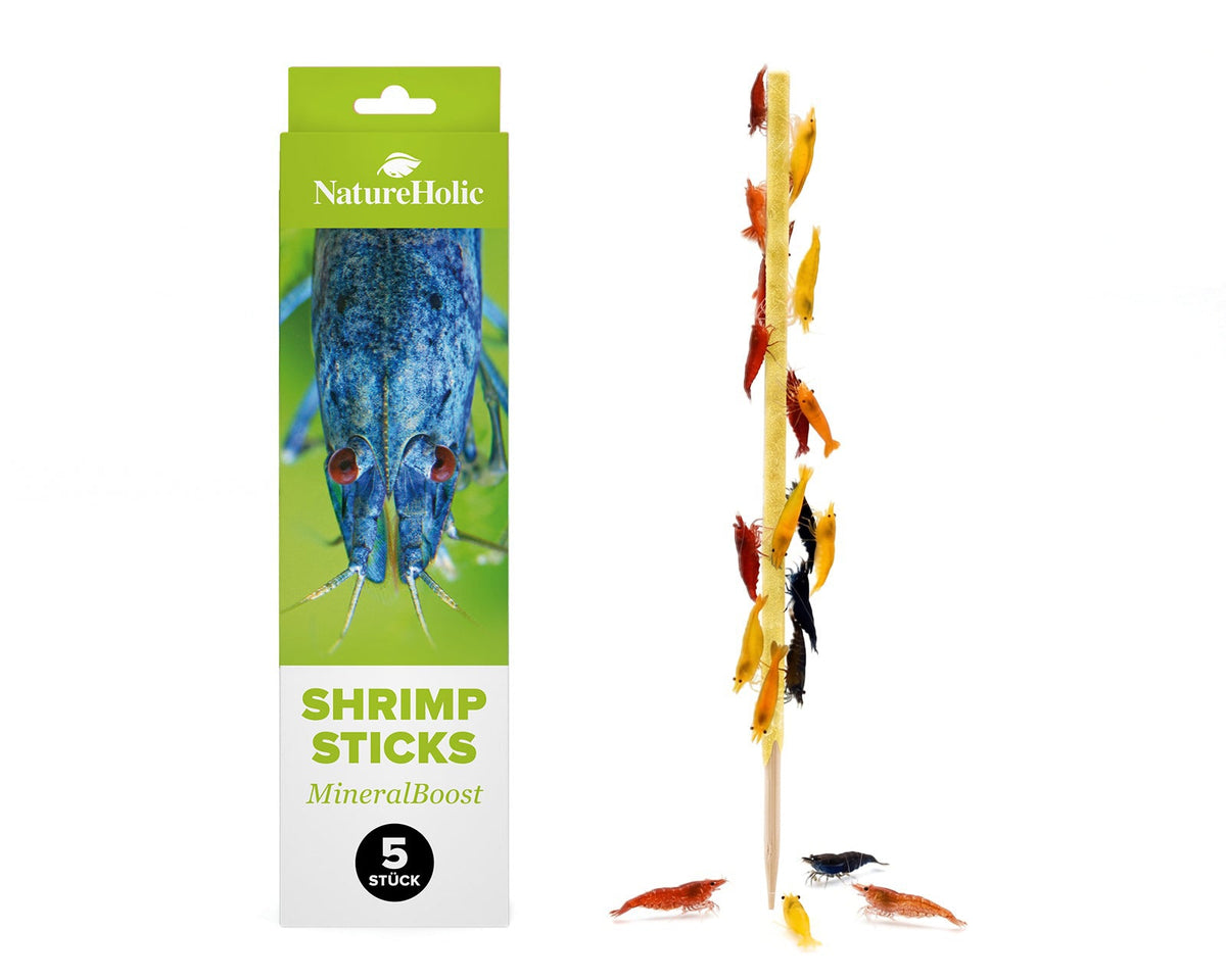 NatureHolic - Garnelen Lollies „MineralBoost“ - 5 Lollis fürs Aquarium