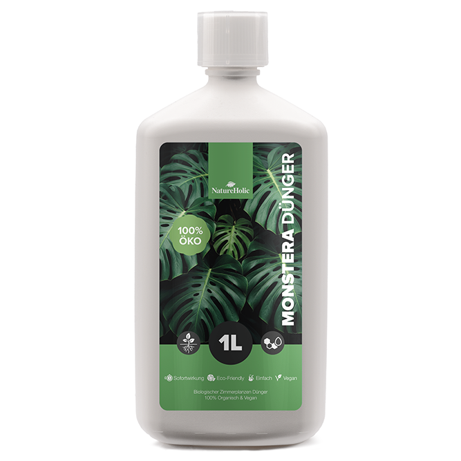 NatureHolic Monstera Dünger - Biologischer Zimmerpflanzendünger - 1000ml