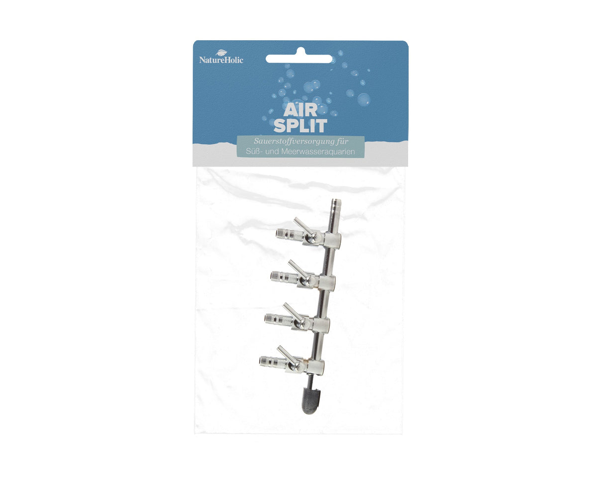 NatureHolic Air Split / Lufthahn Metall - effektive Luftverteilung fürs Aquarium