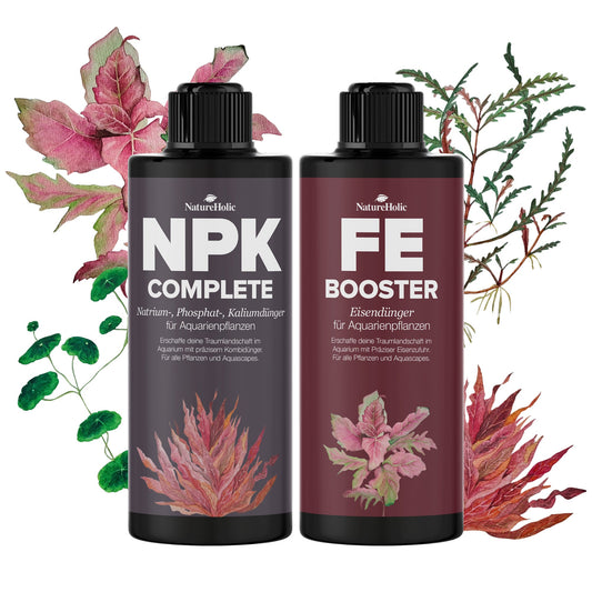 NatureHolic Dünger Starter-Set - Aquarium Flüssigdünger