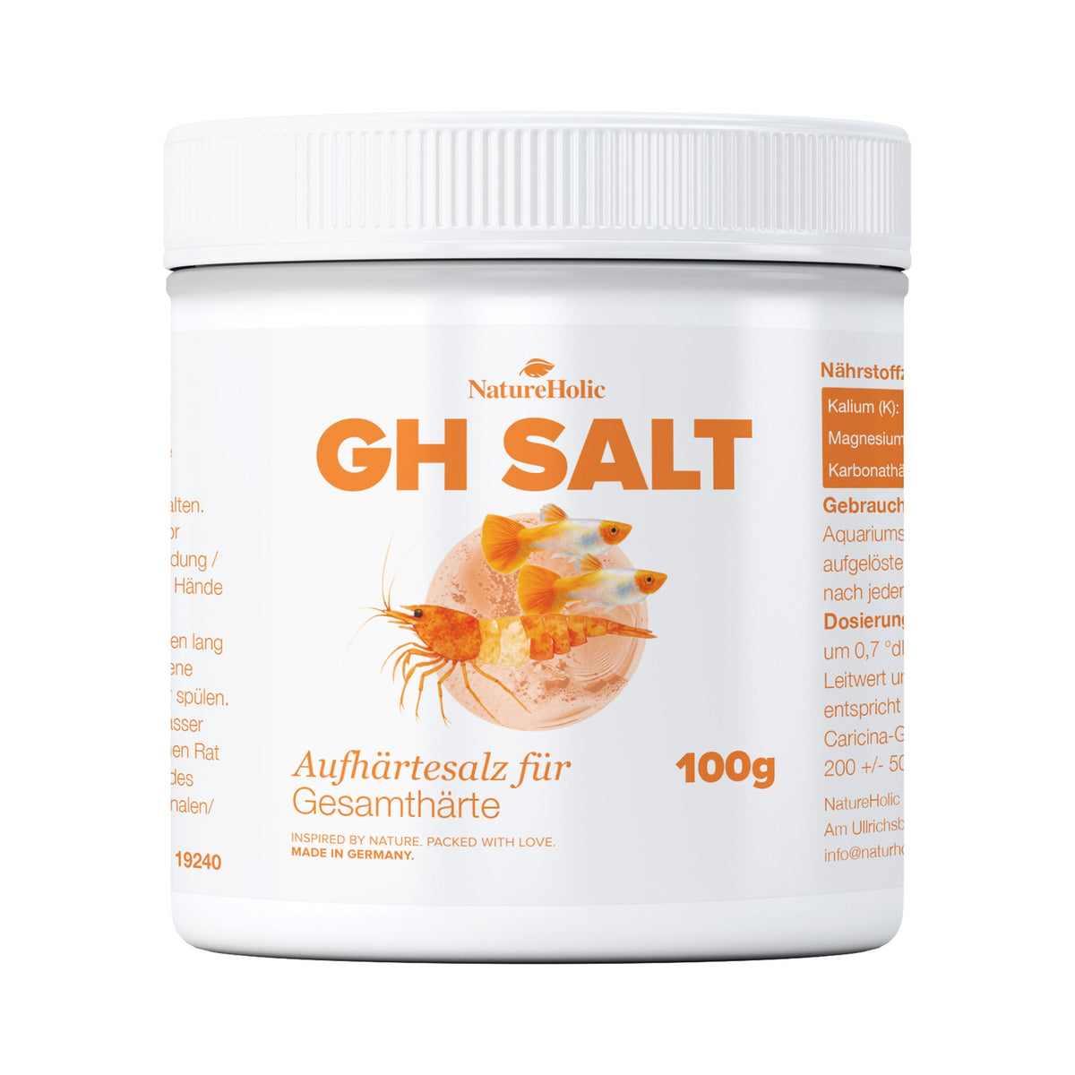 NatureHolic GH Salt - Aufhärtesalz zur Erhöhung der Gesamthärte