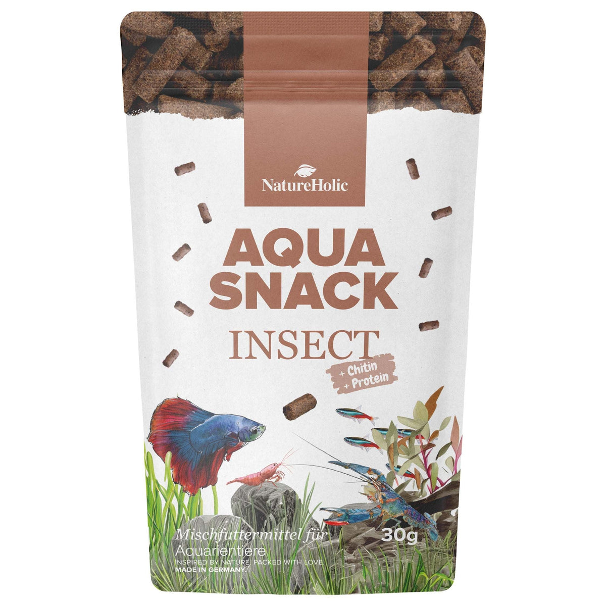 NatureHolic - AquaSnack Insect Sticks - 30g