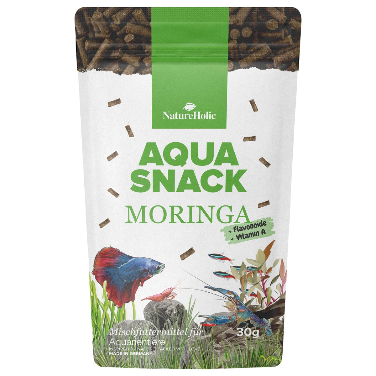 NatureHolic - AquaSnack Moringa Sticks - 30g