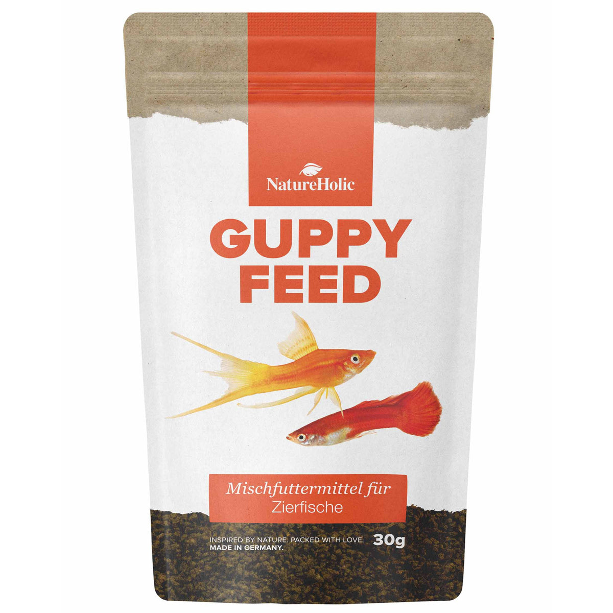 NatureHolic Guppyfeed – Premiumfutter für Guppys & Lebendgebärende