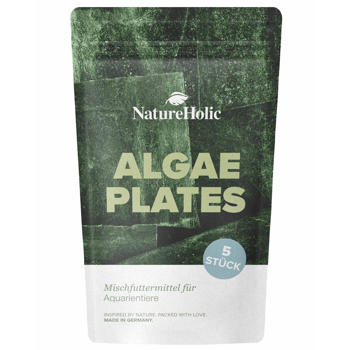 AlgaePlate - 5 stk. - Aufwuchsfresser & Wochenendfutter für Wirbellose ( Algenplatten )