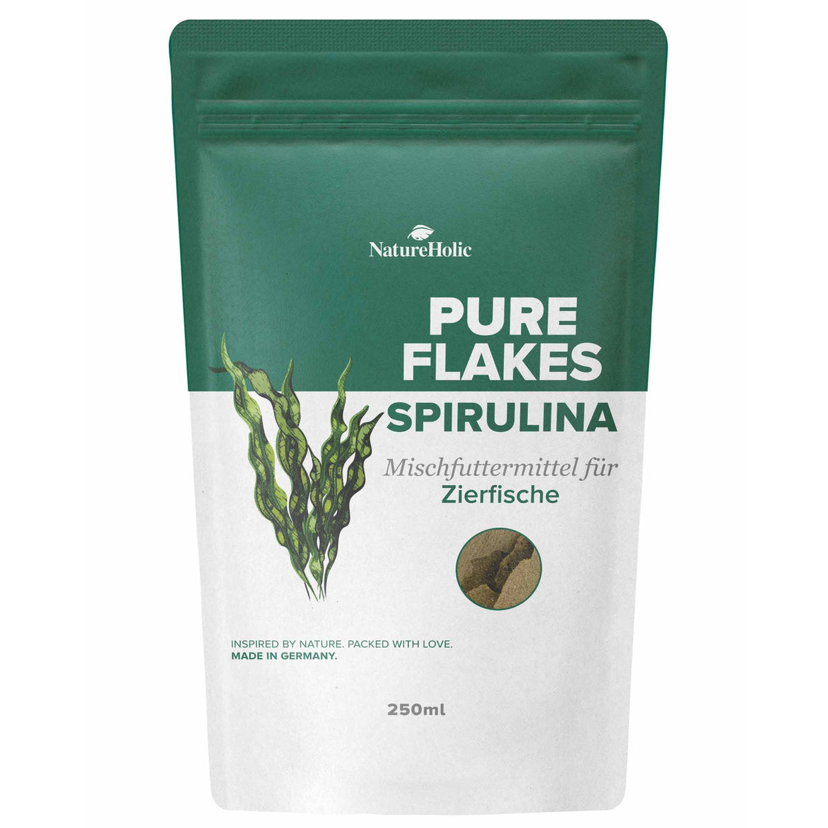 NatureHolic Pure Flakes - Spirulina - 250ml