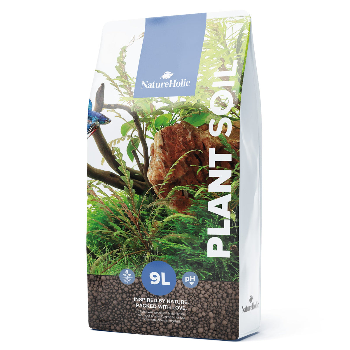 NatureHolic Plant Soil - Vorgedüngter Bodengrund für Aquarienpflanzen