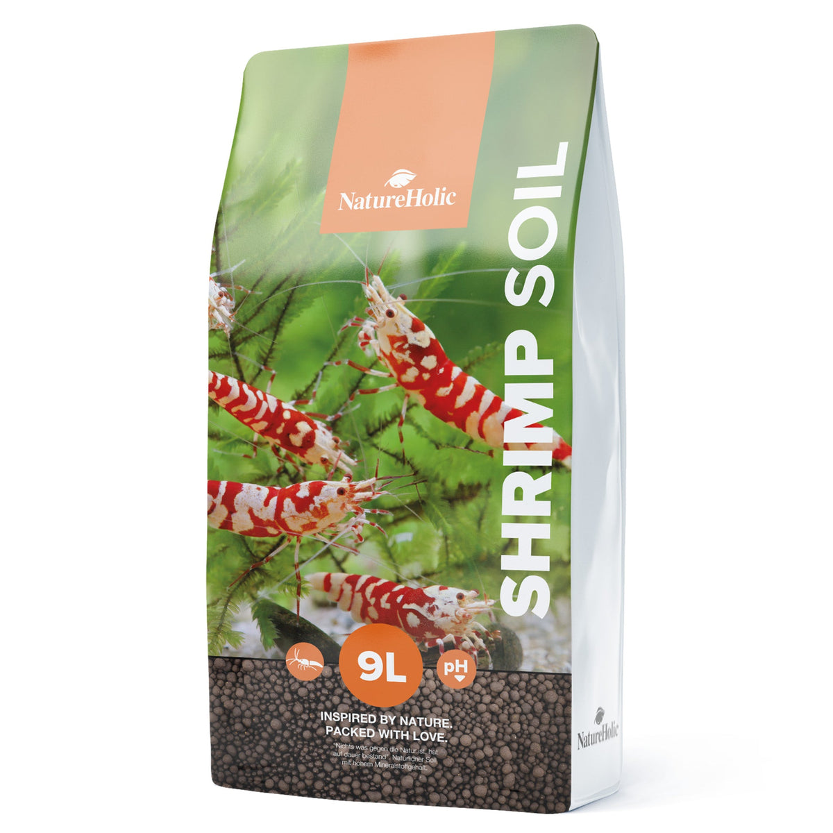 NatureHolic Shrimp Soil - Spezial Bodengrund für Garnelen im Aquarium