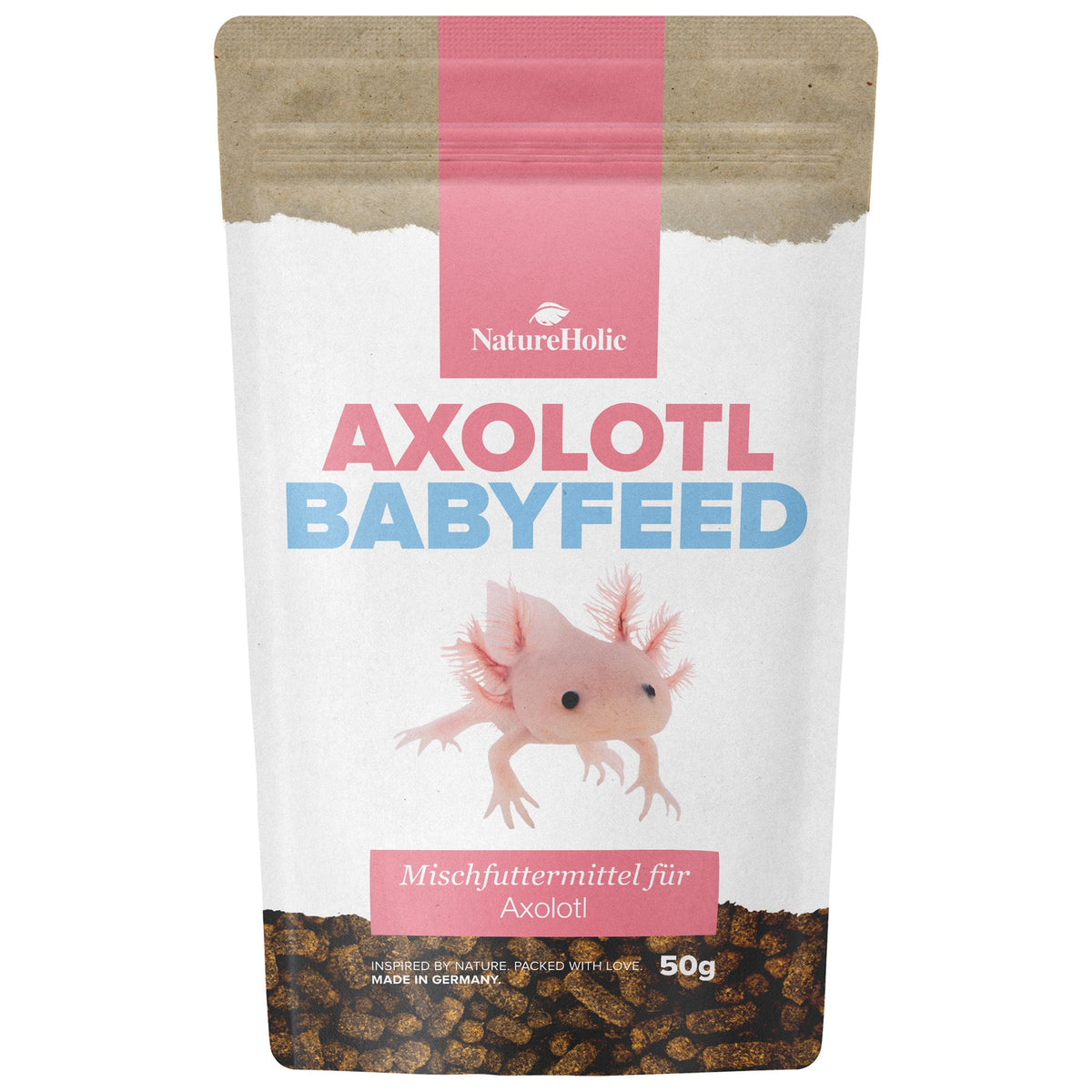 NatureHolic Axolotl Babyfeed - Jungtier Axolotl Softfutter