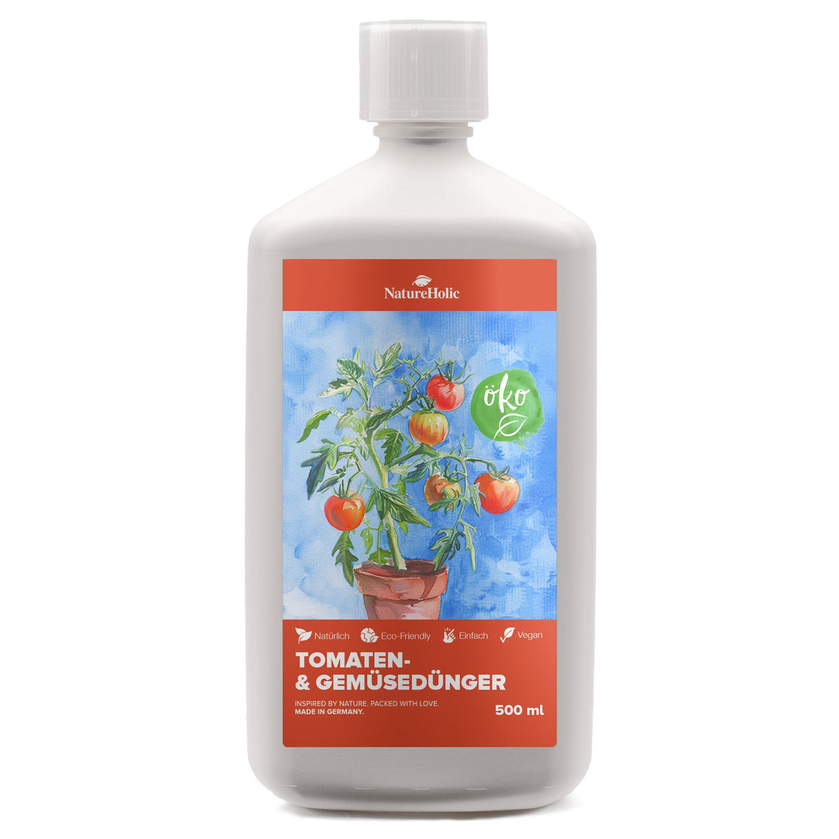 NatureHolic Tomaten- & Gemüsedünger - Gartendünger - 1000ml