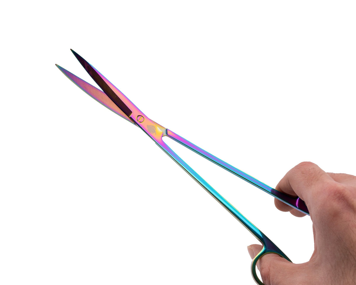 NatureHolic Scaping Scissors curved color - 25cm bunte Pflanzenschere