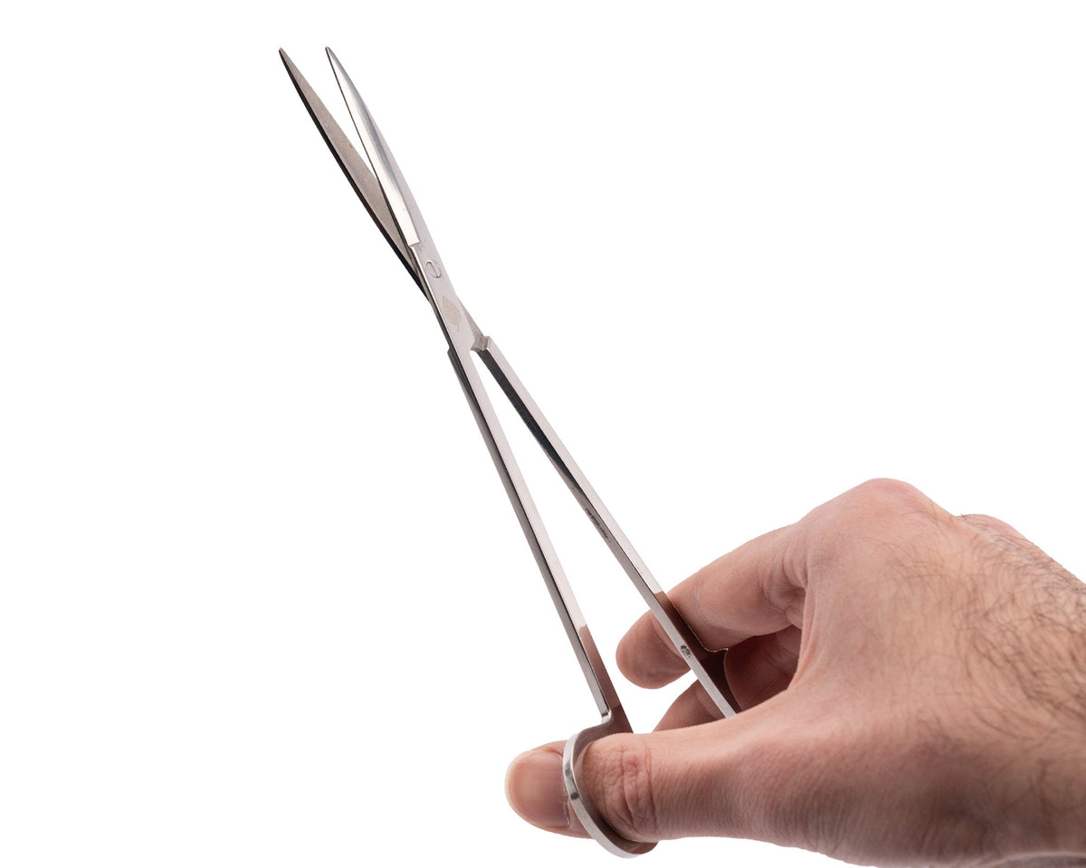 NatureHolic Scaping Scissors straight silver - 22cm silberne Pflanzenschere